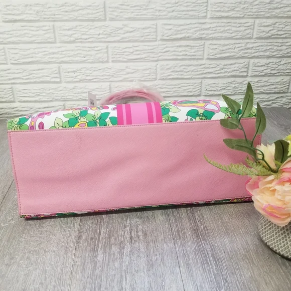 Trina Turk🦋 Butterfly Stripe Tote - Picture 6 of 14